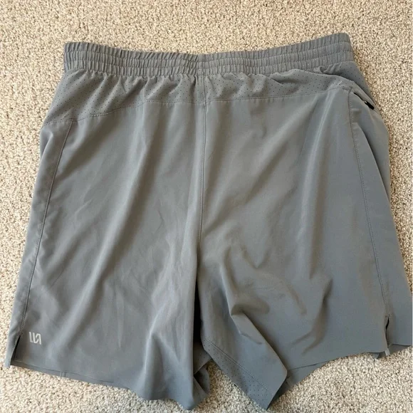 Skora & DSG Men’s Black Blue Gray Medium Workout Gym Lined Drawstring Shorts - Picture 10 of 16